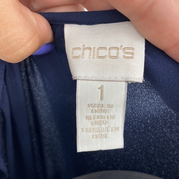 Chicos Balloon Long Sleeves Blouse - Picture 10 of 10